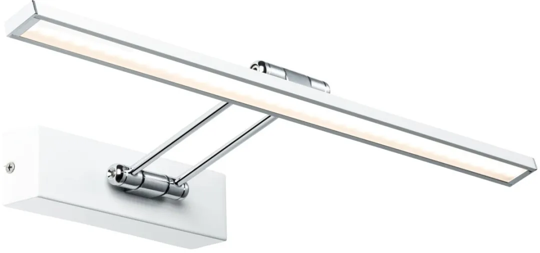 Paulmann Galeria LED Schilderijlamp Beam 2700K 580lm - Wit/Chroom