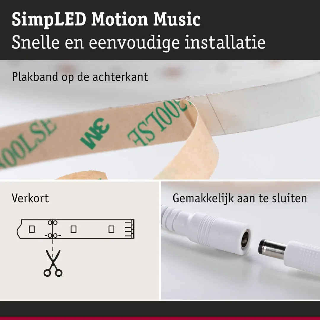 Paulmann SimpLED LED Strip RGBIC 10m - 32W - 420 LEDs/m