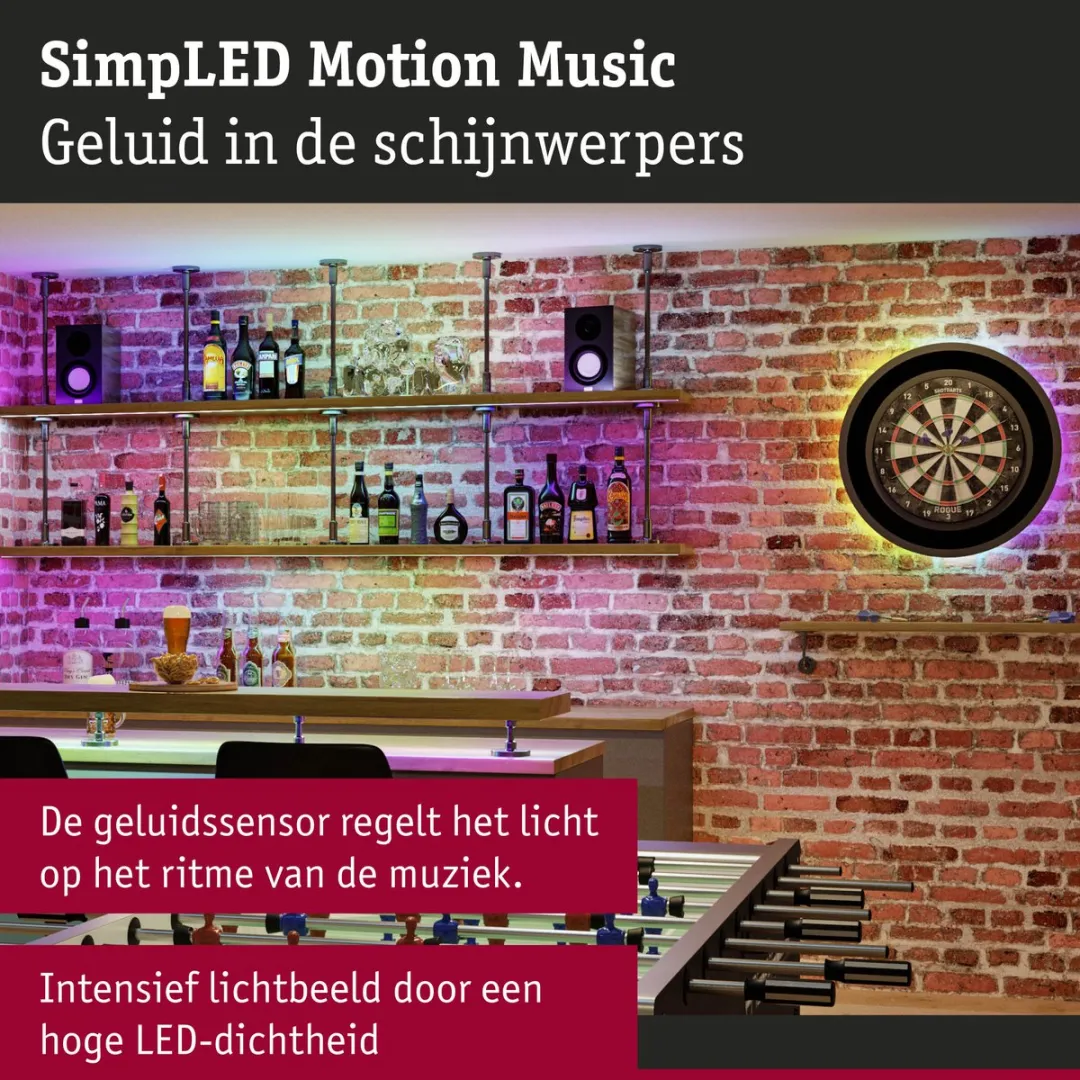 Paulmann SimpLED LED Strip RGBIC 10m - 32W - 420 LEDs/m - afbeelding 6 van 6