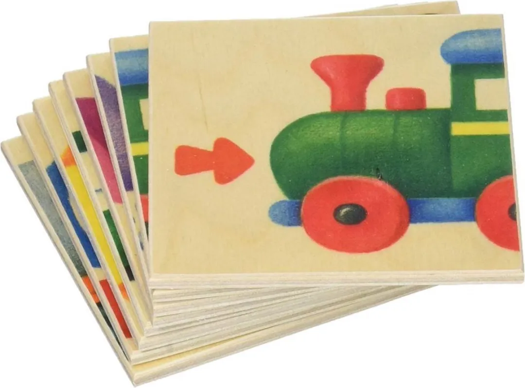 Selecta Houten Puzzelstraatjes 62055 - 2 Puzzels