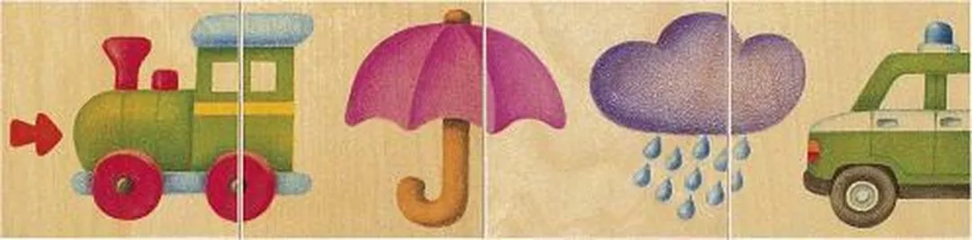 Selecta Houten Puzzelstraatjes 62055 - 2 Puzzels