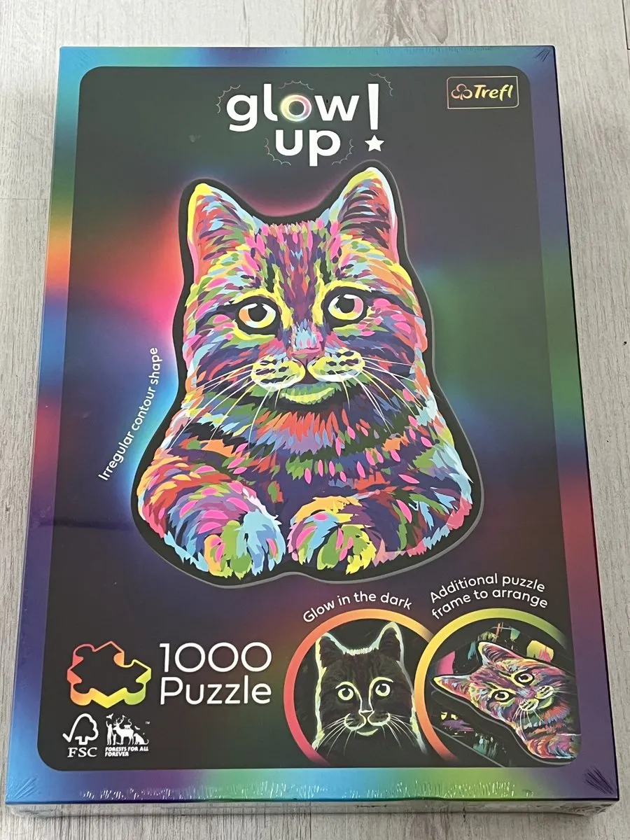 Trefl Glow-in-the-Dark Puzzel Vos 1000 Stukken