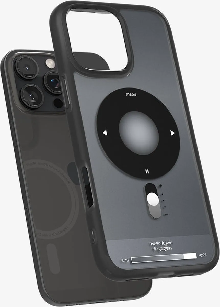 Spigen Ultra Hybrid MagFit ACS08383 Hoesje - iPhone 16 Pro Max - Zwart