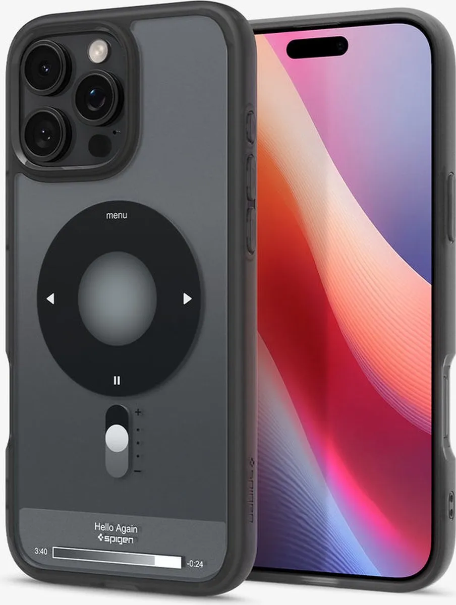 Spigen Ultra Hybrid MagFit ACS08383 Hoesje - iPhone 16 Pro Max - Zwart