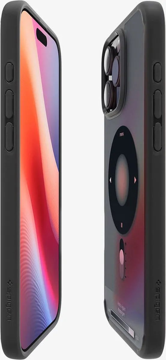 Spigen Ultra Hybrid MagFit ACS08383 Hoesje - iPhone 16 Pro Max - Zwart - afbeelding 6 van 6