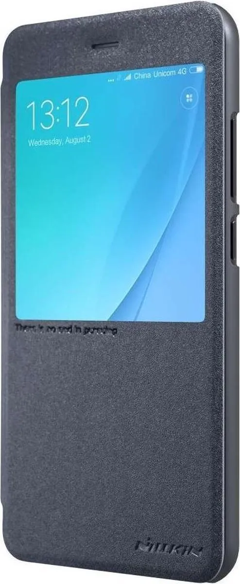 Nillkin Sparkle Series Leather Case Xiaomi Mi A1 - Zwart - afbeelding 5 van 6