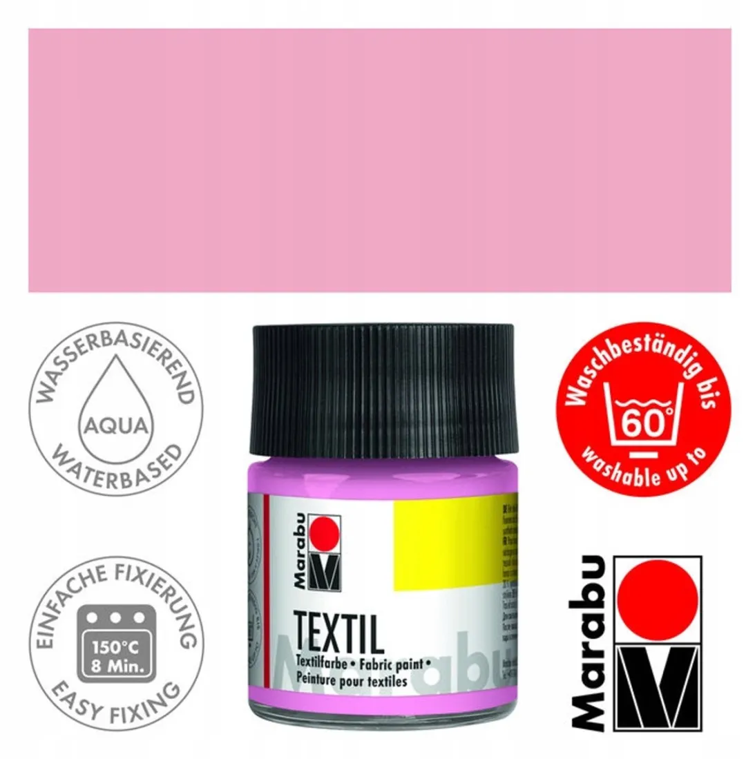 Marabu Textielverf 50ml Lichtroze