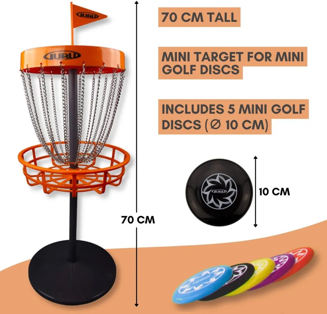 Schildkröt Disc Golf Minibak-Set 5 Schijven - Multicolor