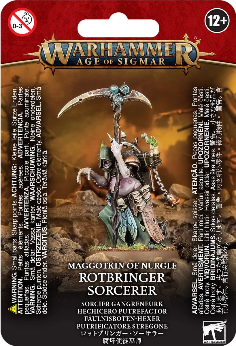 Games Workshop Maggotkin of Nurgle Rotbringer Sorcerer