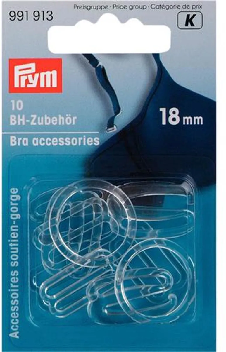 Prym BH-accessoires - Transparant - 10 Stuks
