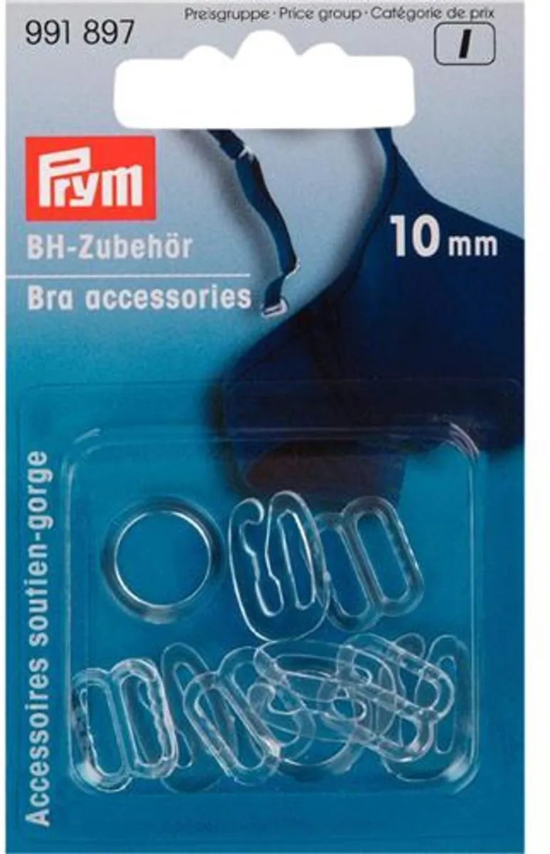 Prym BH-accessoires - Transparant - 10 Stuks