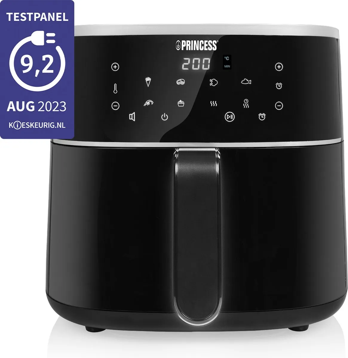 Princess Digitale Airfryer XL 182244 - 6L - 1500W - Zwart - afbeelding 6 van 6