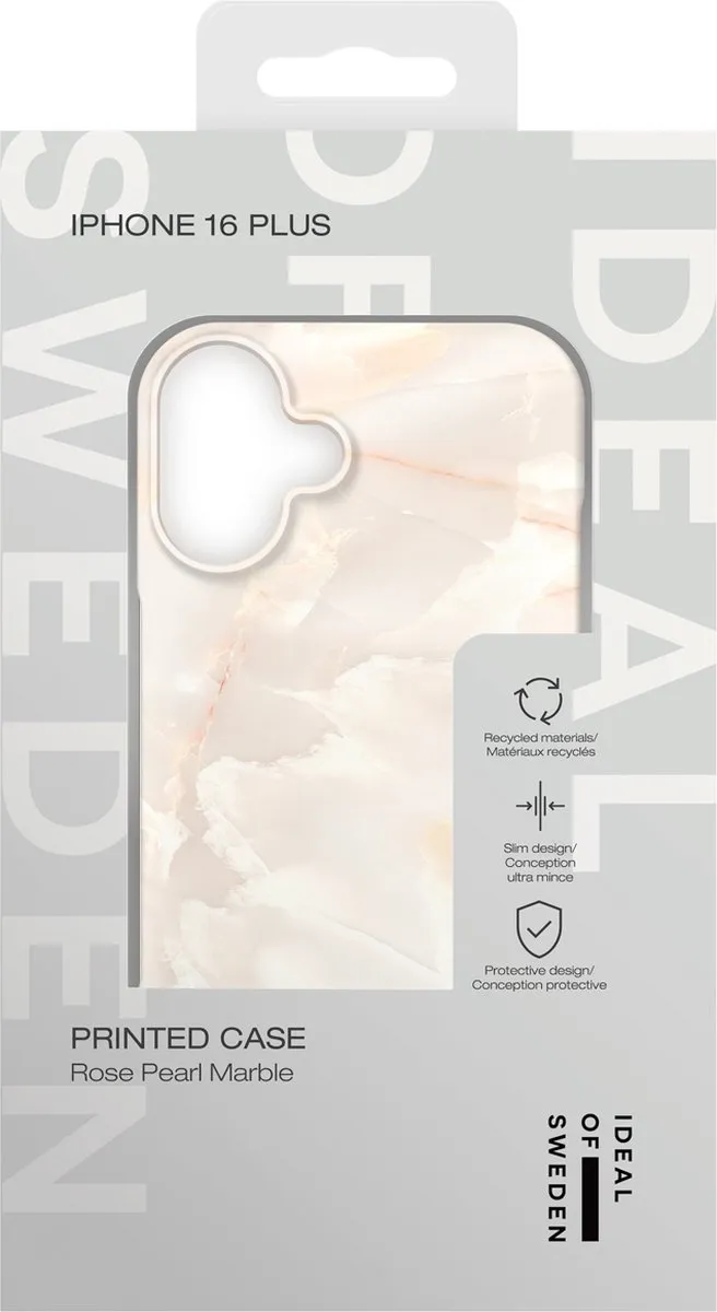 iDeal of Sweden iPhone 16 Plus Backcover Rose Pearl Marble - IDFC-I2467-257