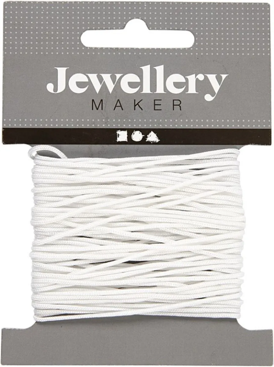 Creativ Company Macramé Koord 1mm Wit