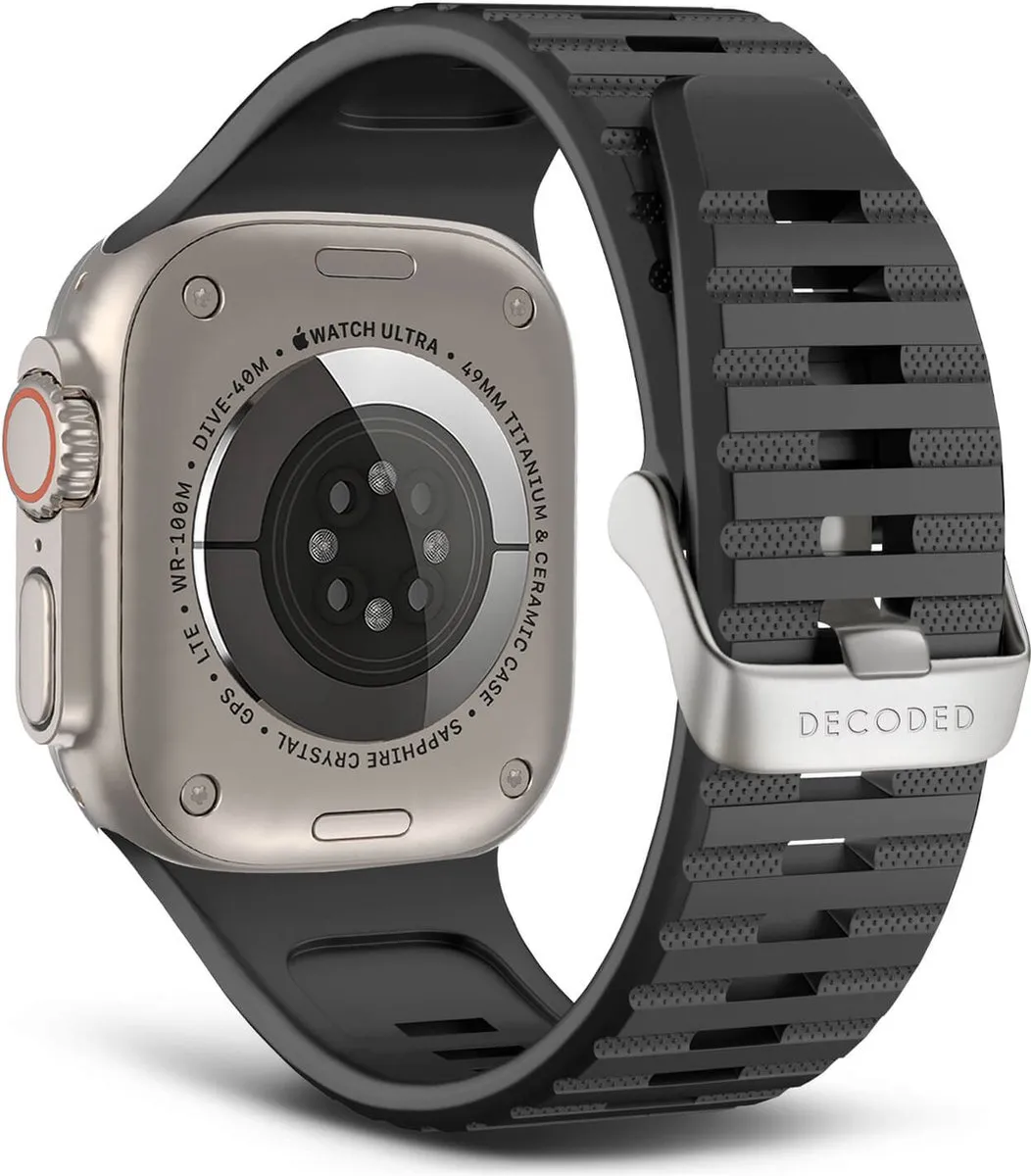 Decoded Siliconen Sportband Apple Watch