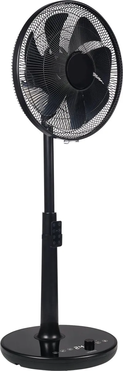 Princess DC Staande Ventilator - Extra Stil - ⌀40cm - 24 snelheden – 4 windmodi – 1‑24 uur timer – 90° Oscillatie – Met Afstandsbediening - 354860