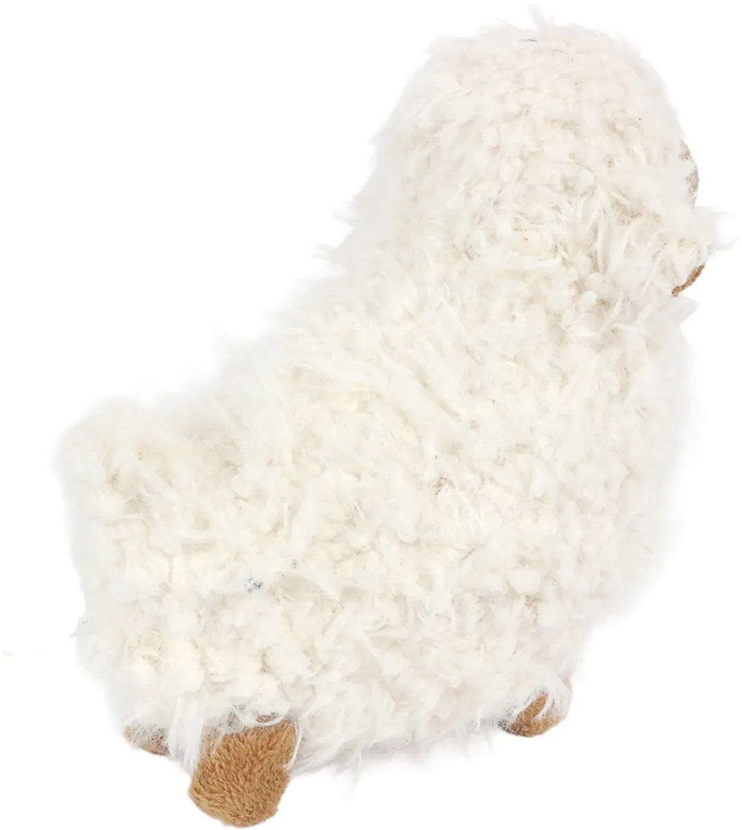 PIA Soft Toys Pluche Schaap - Wit/Grijs - Krullend - Klein 18x23cm