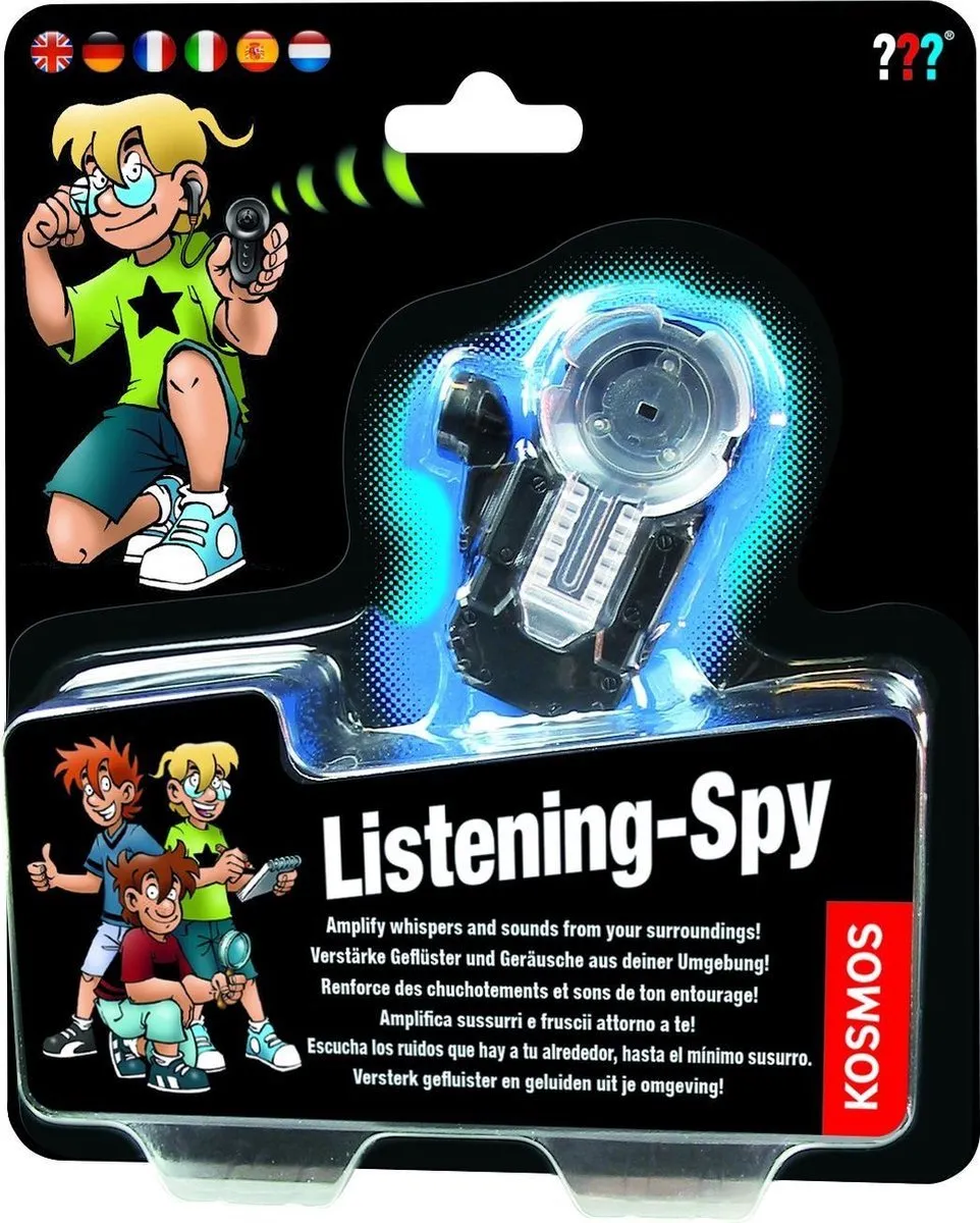 Kosmos Spy Labs Listening-Spy Spionagespeelgoed - Richtmicrofoon & Versterker
