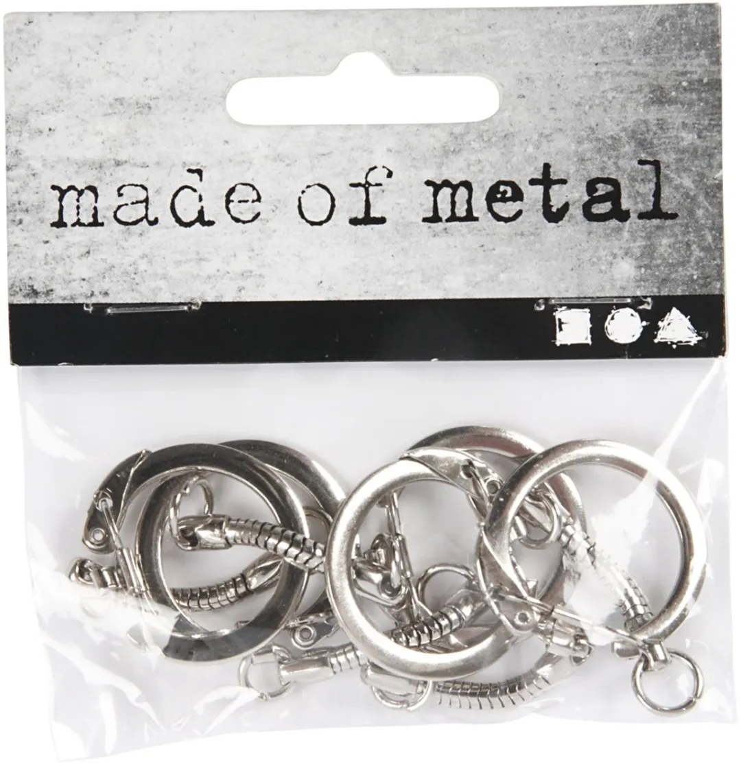 Creativ Company Sleutelhanger Rond 2,3cm - 5 Stuks