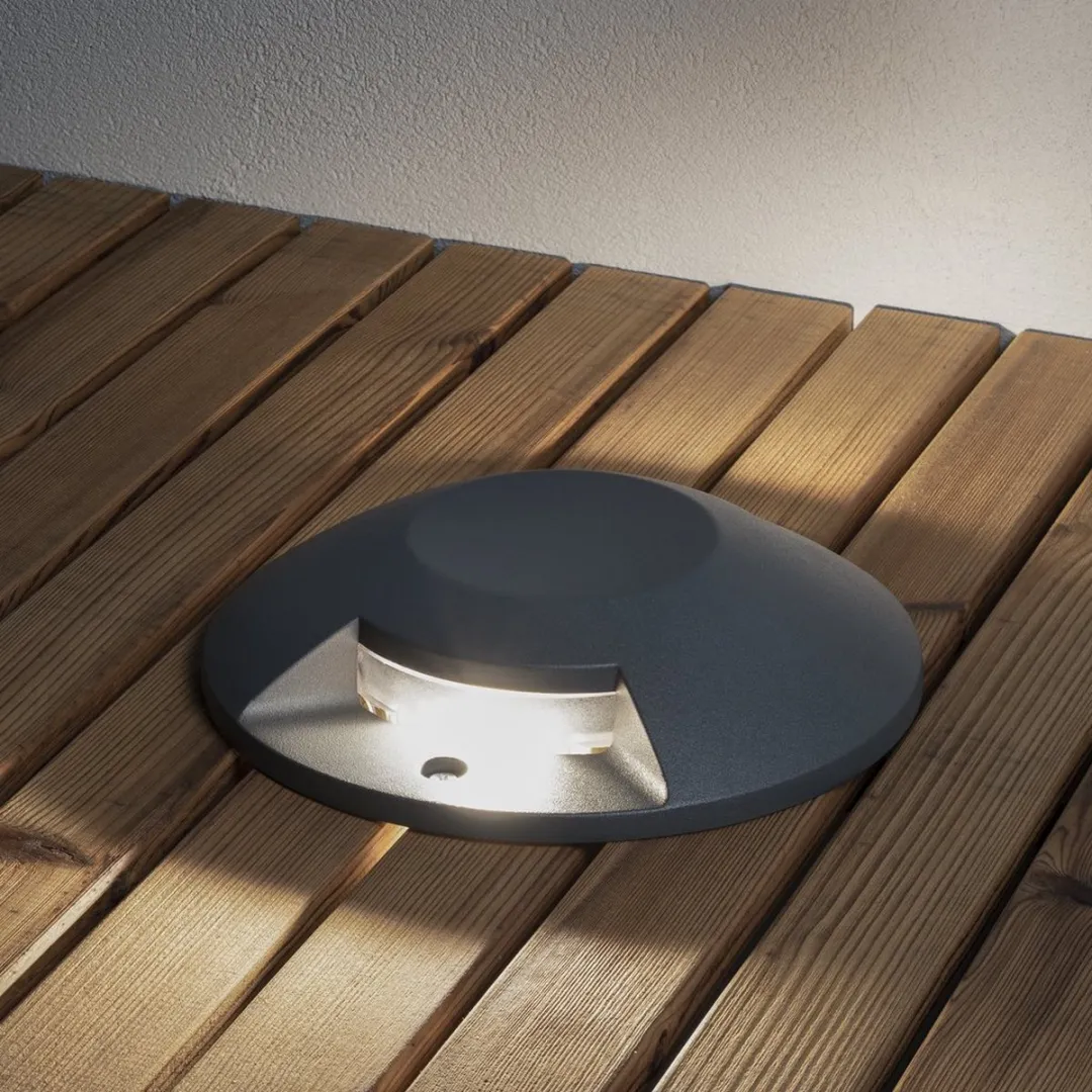 Konstsmide Grondspot 2 LED 3000K IP65 900lm - 20cm Aluminium Wit