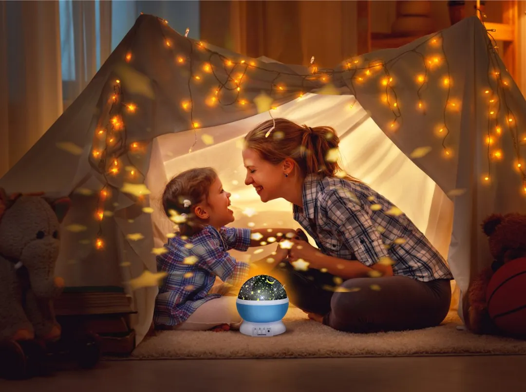 Grundig Nachtlamp Sterrenprojector - Blauw