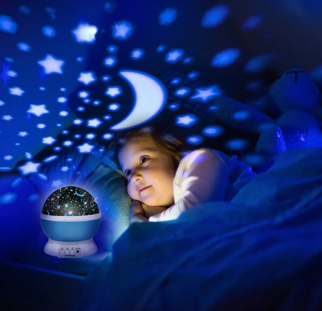Grundig Nachtlamp Sterrenprojector - Blauw
