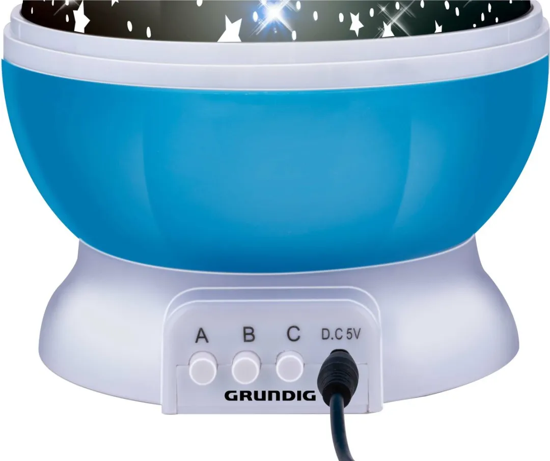 Grundig Nachtlamp Sterrenprojector - Blauw - afbeelding 6 van 6