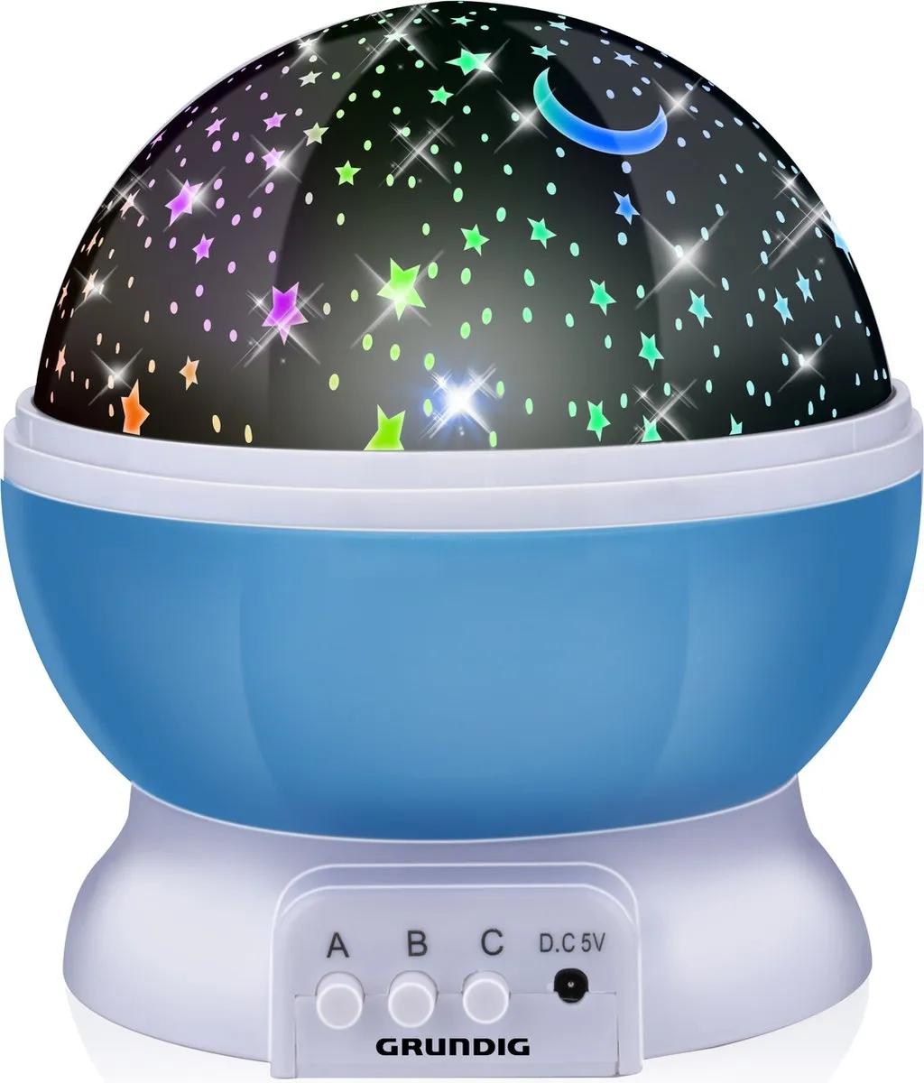 Grundig Nachtlamp Sterrenprojector - Blauw