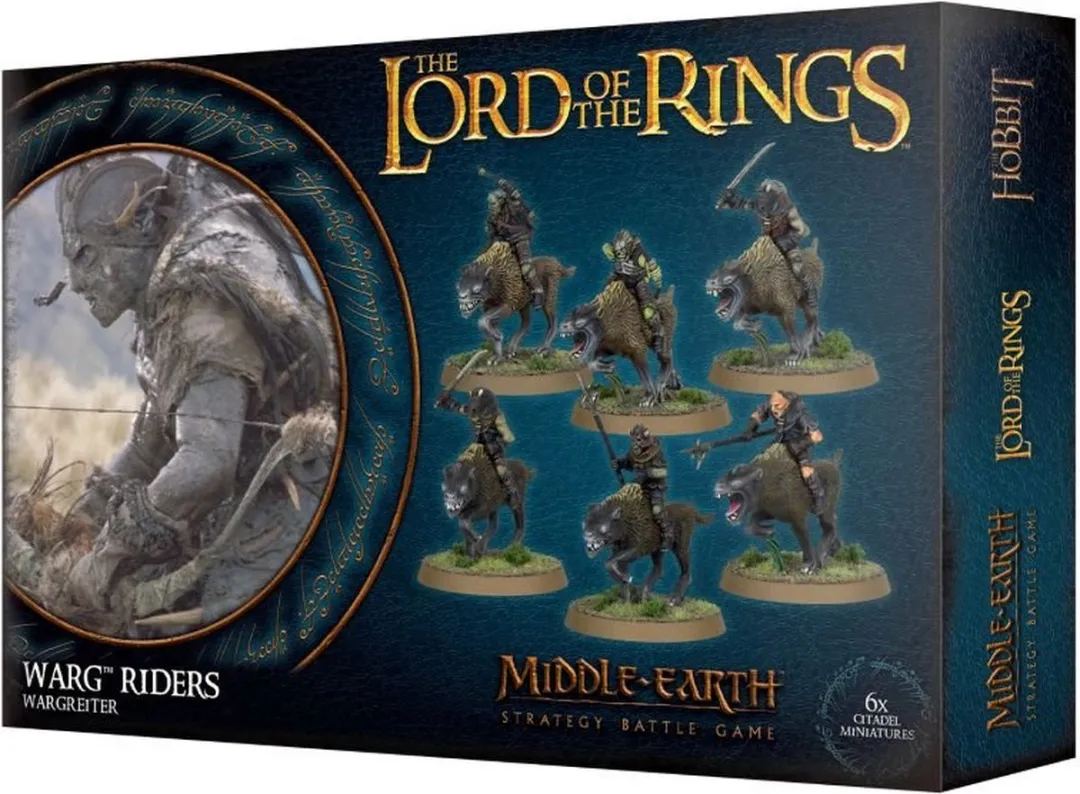 Games Workshop Warhammer The Lord Of The Rings Warg Riders 30-37