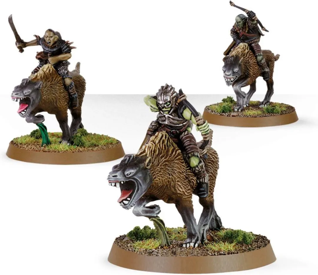Games Workshop Warhammer The Lord Of The Rings Warg Riders 30-37