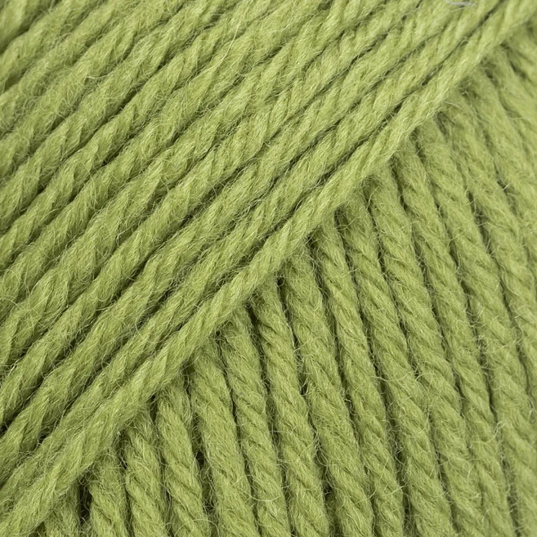 Drops Karisma Uni Colour Wol Garen 45 Licht Olijfgroen