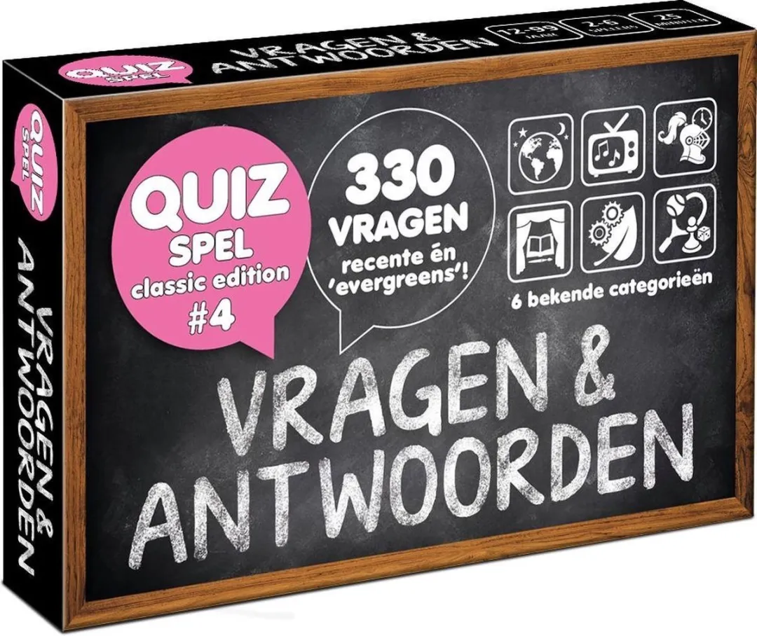 Vragen & Antwoorden #4 Trivia Quiz Kaartspel