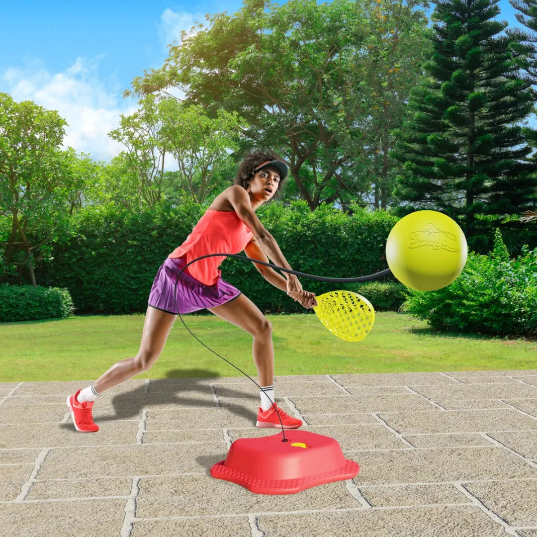 Mookie Reflex Tennis - Rood/Lime