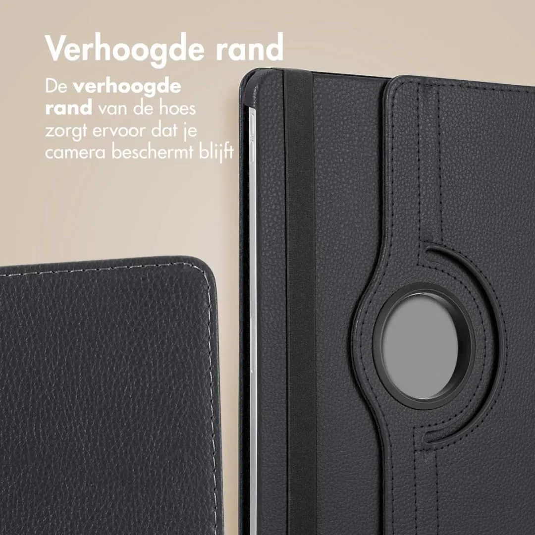 imoshiion Tablethoes Samsung Galaxy Tab A9 Plus SH00068473 - 360° Draaibare Bookcase - Zwart