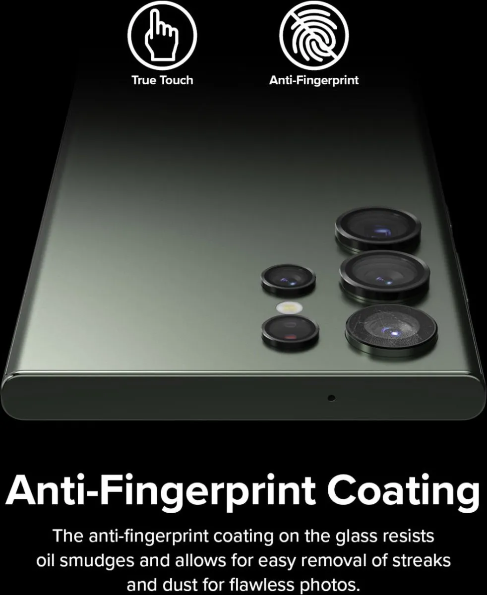 Ringke Frame Glass Camera Protector Samsung Galaxy S23 Ultra - Zwart