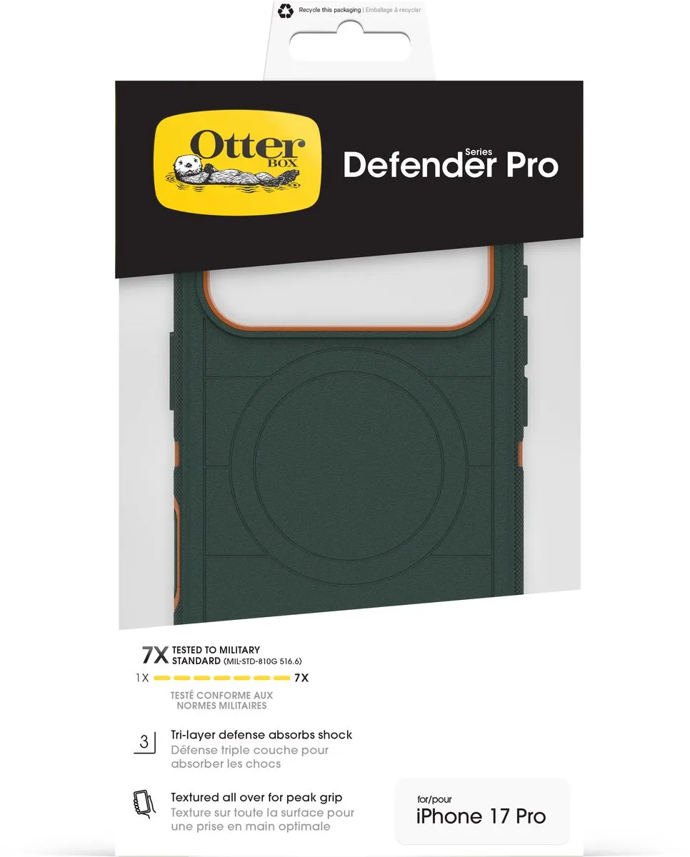 OtterBox Defender Pro 77-98388 iPhone 17 Pro Hoesje - Groen