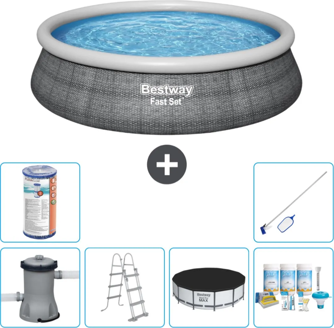 Bestway Fast Set Rond Zwembad 457cm