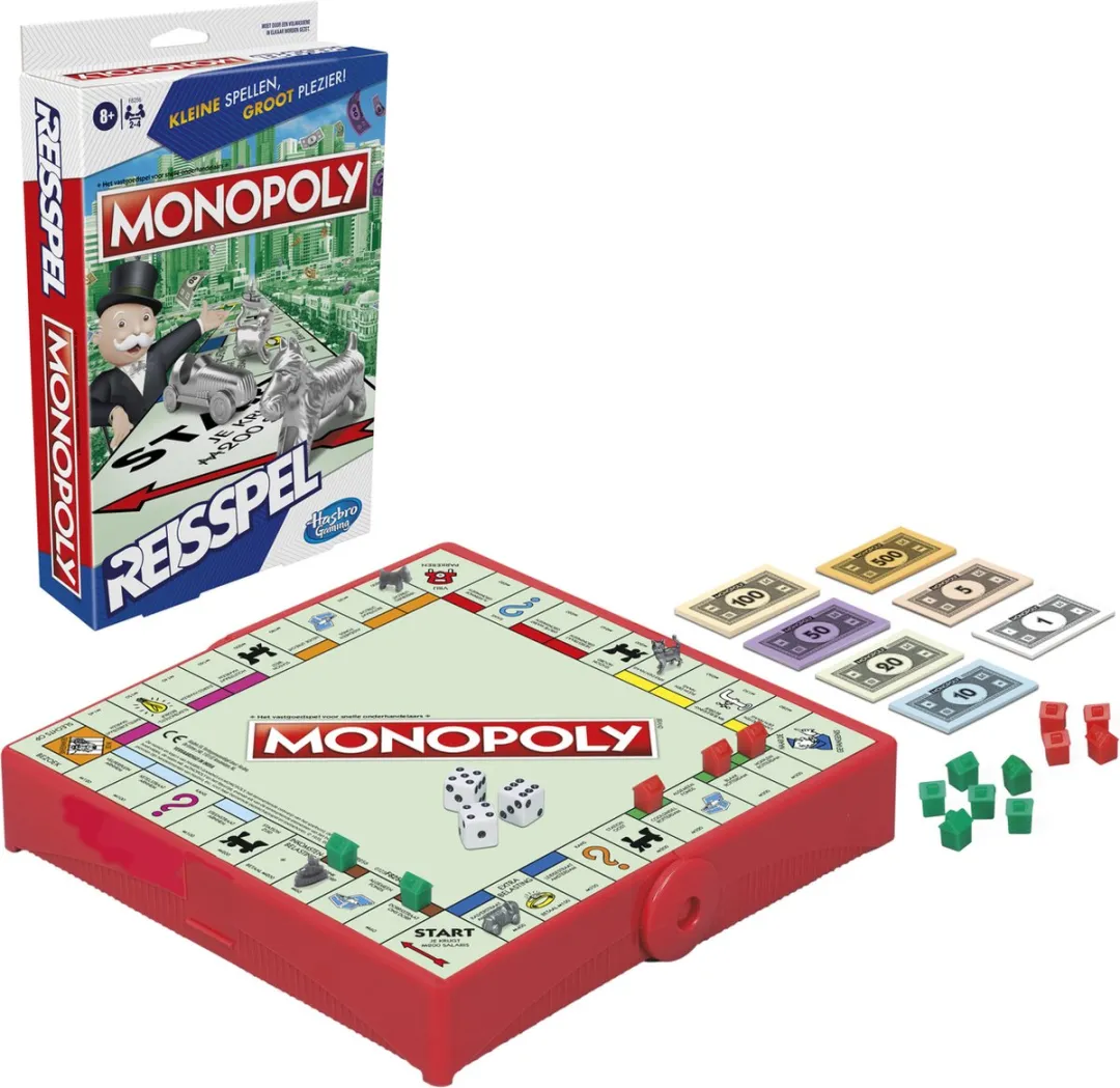 Hasbro Gaming Monopoly Reisspel F8256NS0 - 4 Spelers