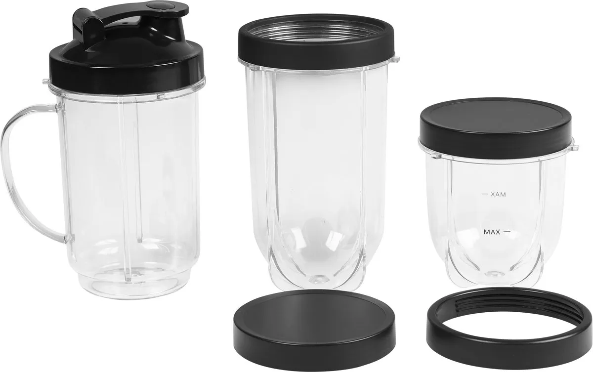 Tristar BL-4486 Smoothiemaker 350W - 0,5L - 3 Bekers - Zwart - afbeelding 6 van 6