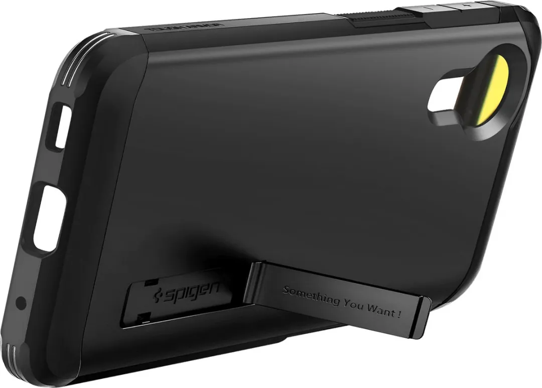 Spigen Tough Armor ACS07505 Hoesje - Samsung Galaxy Xcover 7 - Zwart