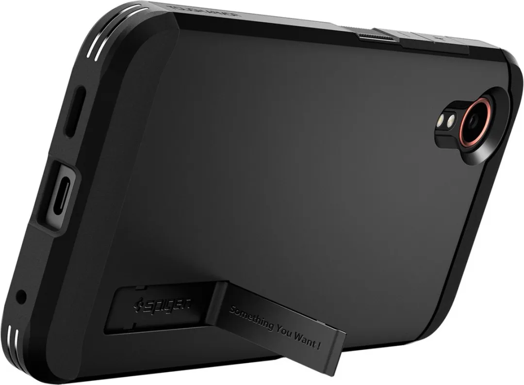 Spigen Tough Armor ACS07505 Hoesje - Samsung Galaxy Xcover 7 - Zwart