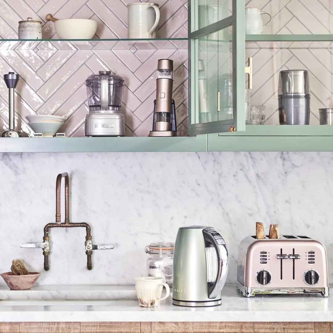 Cuisinart - Waterkoker Multi-Temp Waterkoker - Roestvrij staal - Water koker 1,7L - Groen