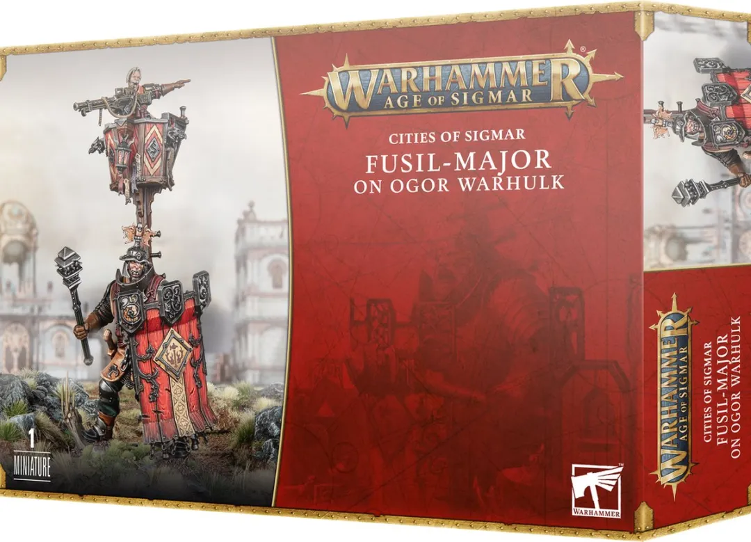 Games Workshop Cities of Sigmar Freeguild Fusil-Major op Ogor Warhulk
