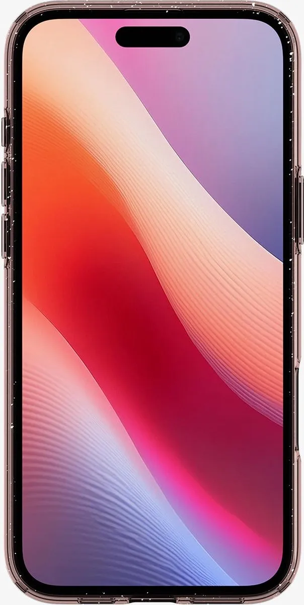 Spigen Liquid Crystal Glitter Hoesje - iPhone 16 - Transparent