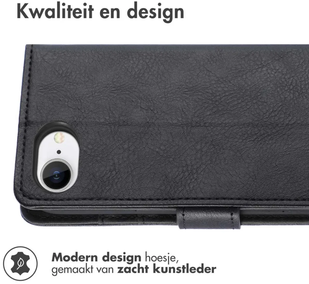 Imoshion Hoesje iPhone 16e - 3 Pasjes - Zwart