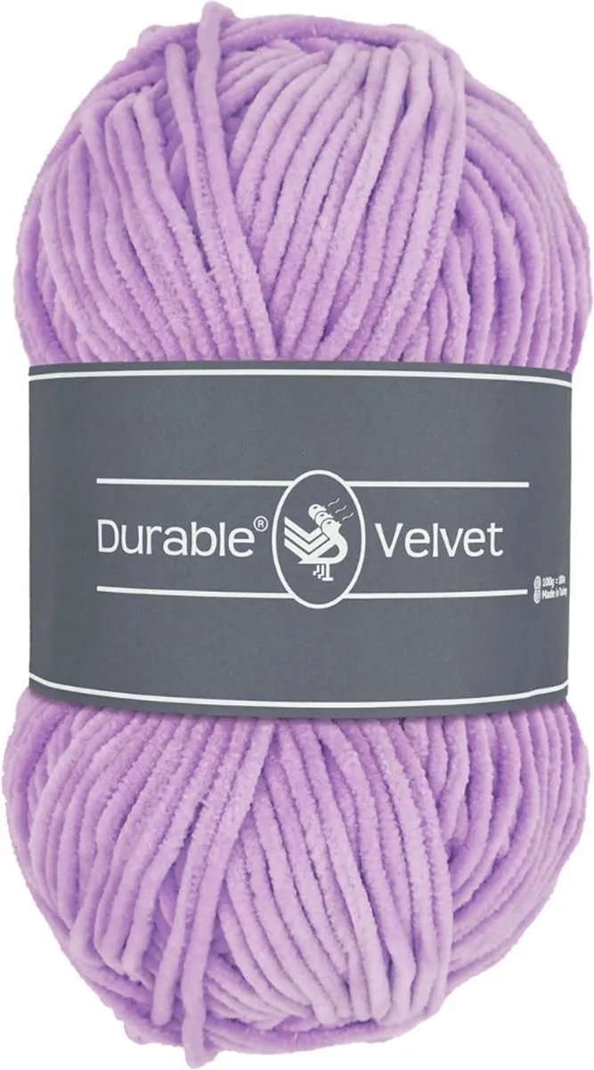 Durable Velvet Chenille Garen 396 Lavender