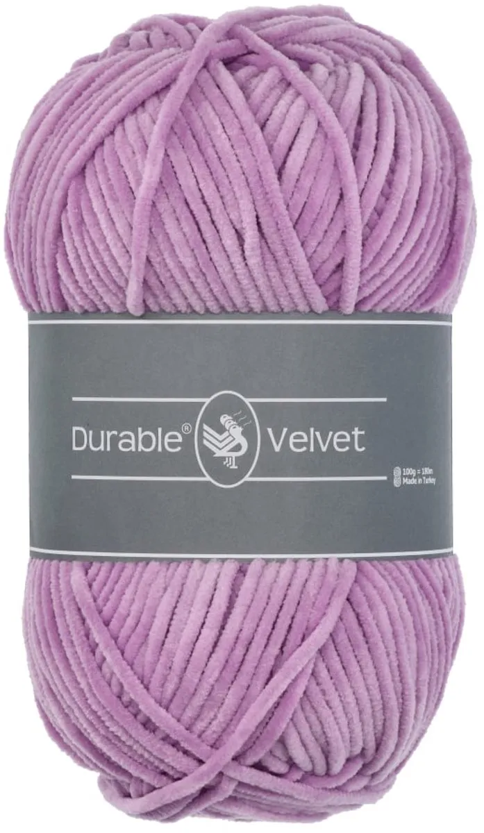 Durable Velvet Chenille Garen 396 Lavender - afbeelding 6 van 6