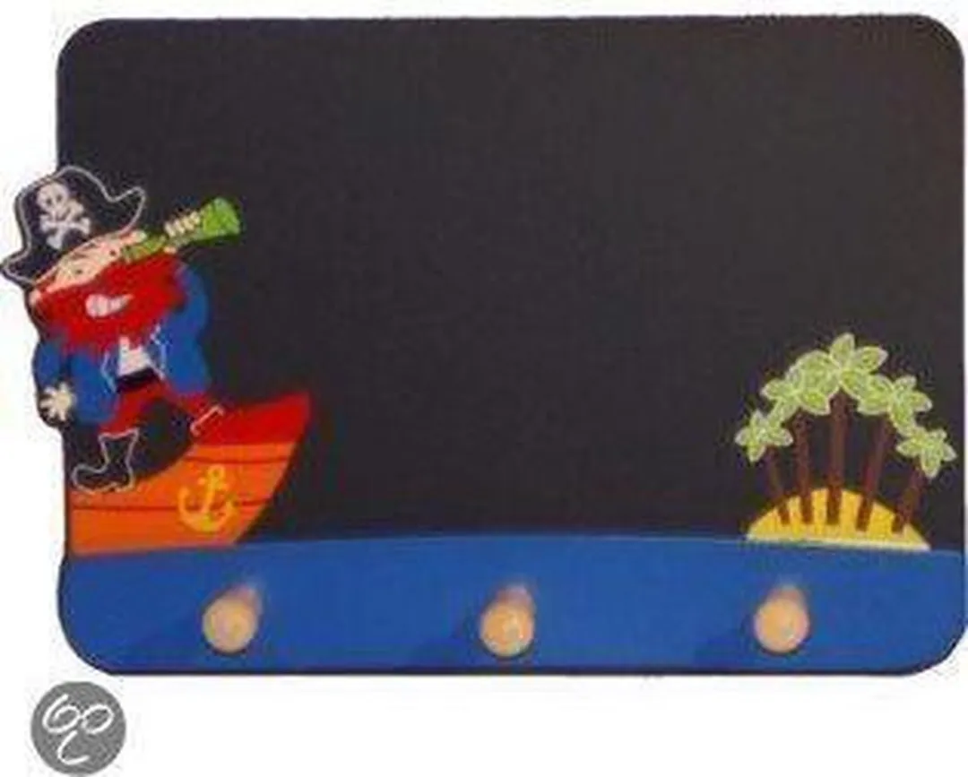 Simply for kids Schoolbord & Kapstok Piraat