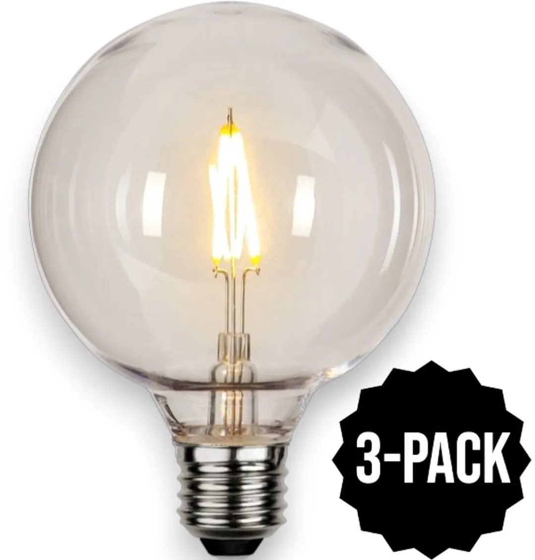 Star Trading Prikkabel G95 Bol E27 1W Super Warm Wit