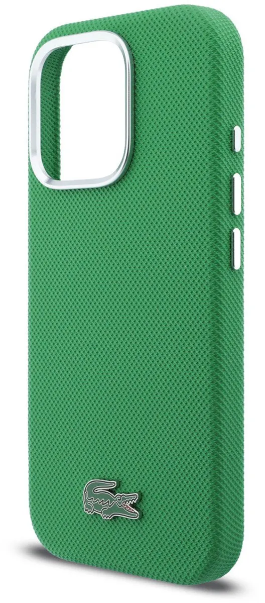 Lacoste Back Cover Case iPhone 16 Pro Max - Estragon Groen - MagSafe
